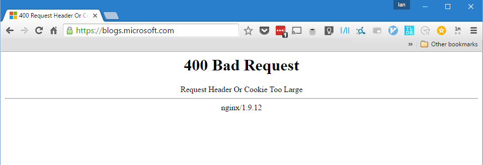 When Browser Cookies Go Bad How To Avoid Bad Header Problems On Favorite Websites Pcworld