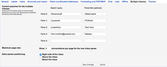 configure multiple inboxes