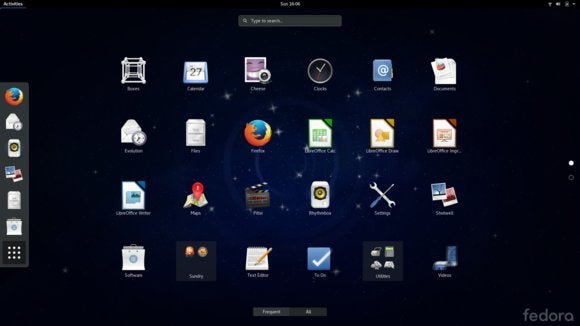 GNOME 3.20 Fedora