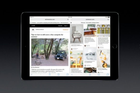 ios 10 split view in safari on ipad