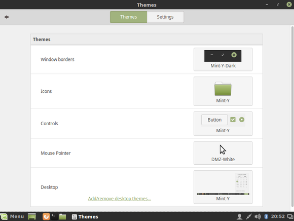 Linux Mint 18’s new Mint-Y theme on the Cinnamon desktop.
