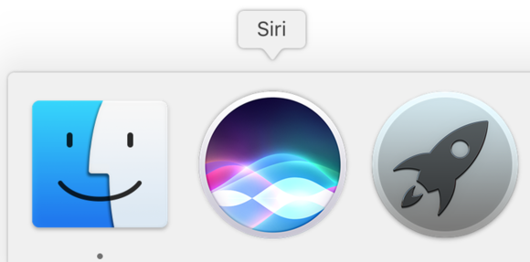 macos sierra siri dock