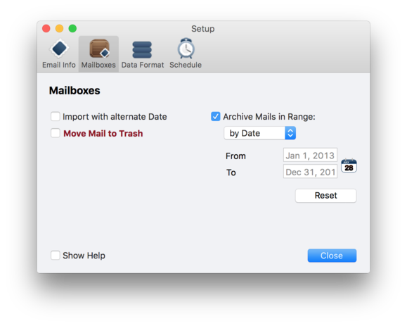 email archiver mac