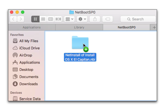 make netinstall image for mac