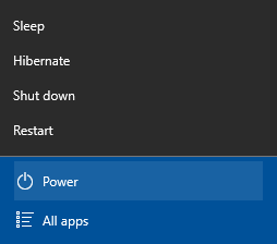 Windows 10 sleep mode