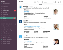 sapho integration with slack