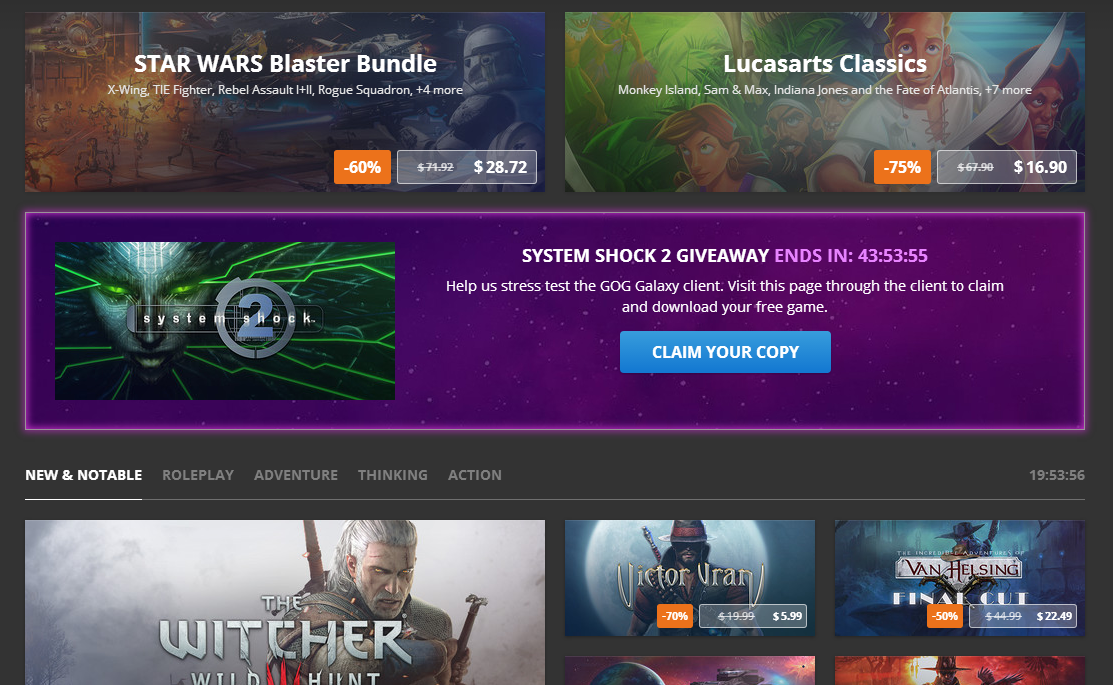 where does gog galaxy install games
