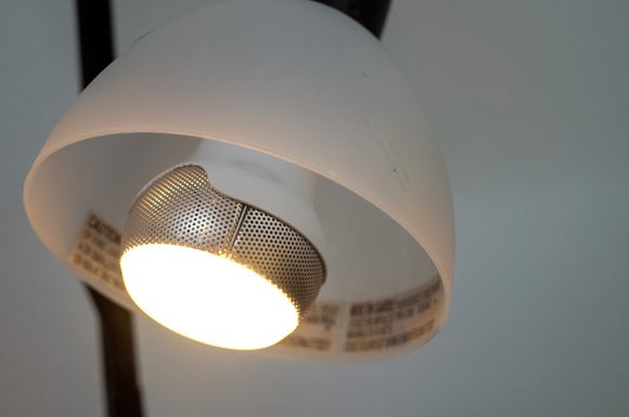 Sengled Pulse Solo with a lampshade