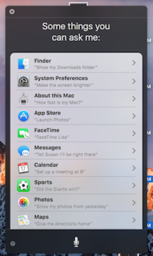 Siri lets you ask about new topics