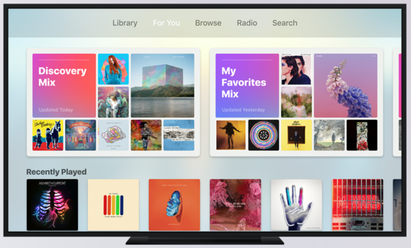 tvos10 apple music 2016