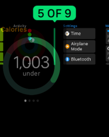 watch os 3 move app in dock