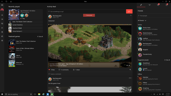 Xbox One Win32 gamehub