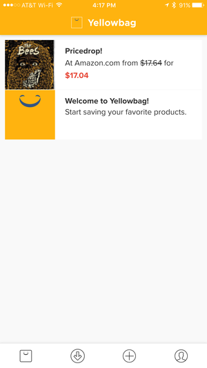 yellowbag iphone notifications