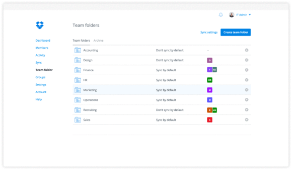 Dropbox levels up its features for administrators