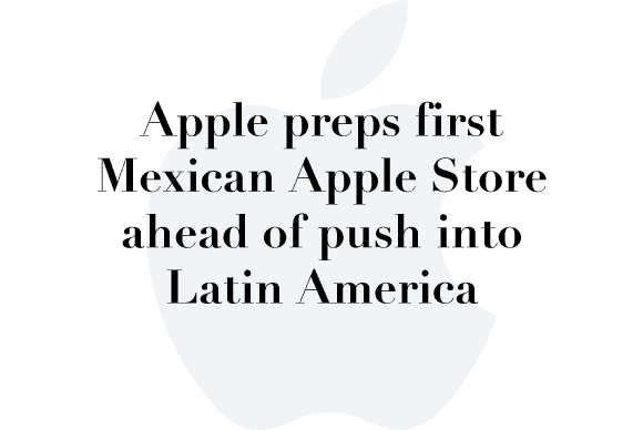 apple preps first mexican