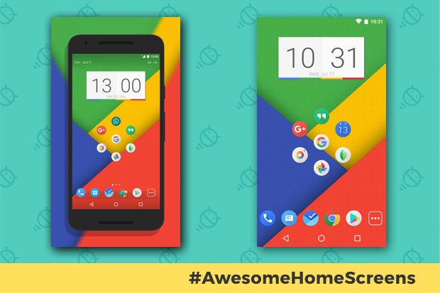 Awesome Android Home Screens: The Googley Minimalist