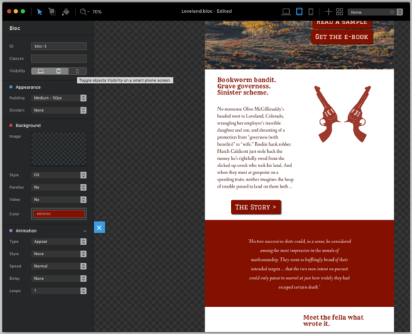 Blocs 2 5 2 – visual web design tool tutorial free