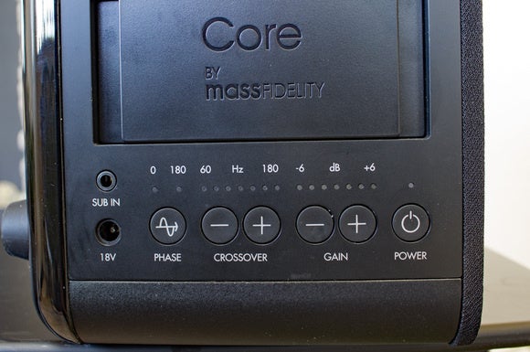 Mass Fidelity Core Sub controls