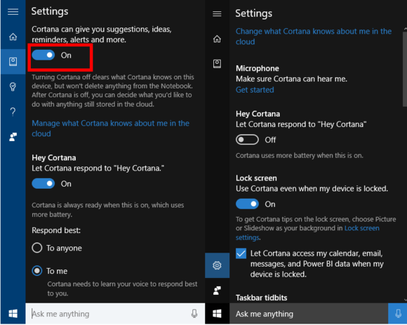 cortanawin10aucomparison