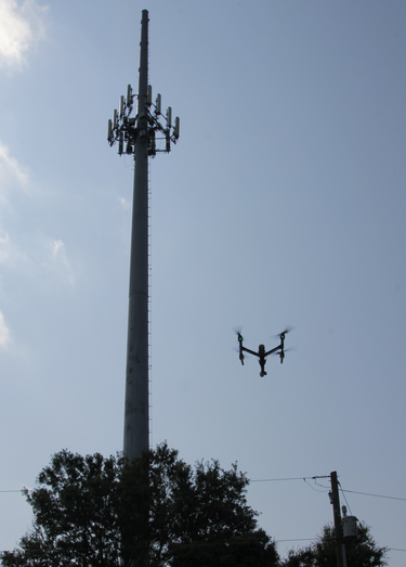 AT&T drone in air 3