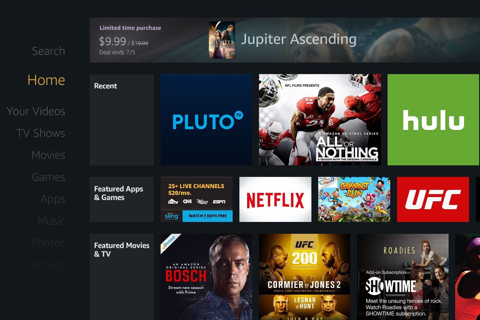 what channels can you get with amazon fire stick