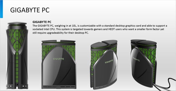 Gigabyte PC PowerPoint Slide Image