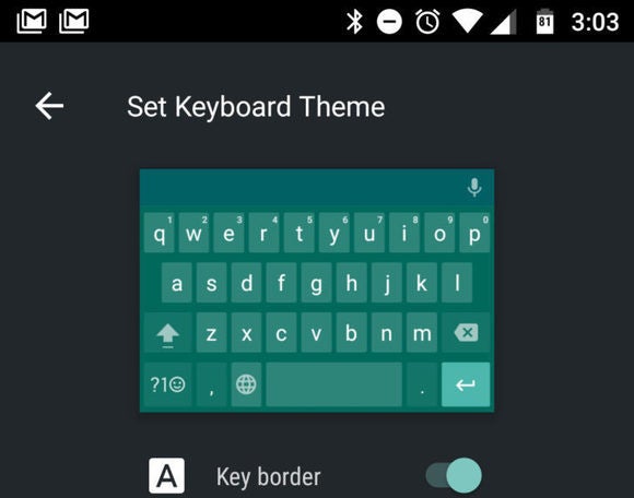 google keyboard themes