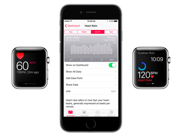 health heart rate apple watch