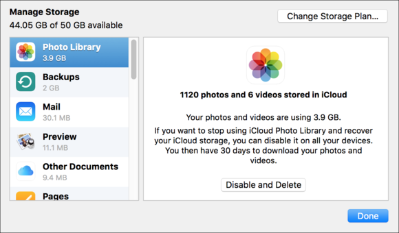 icloud storage breakdown