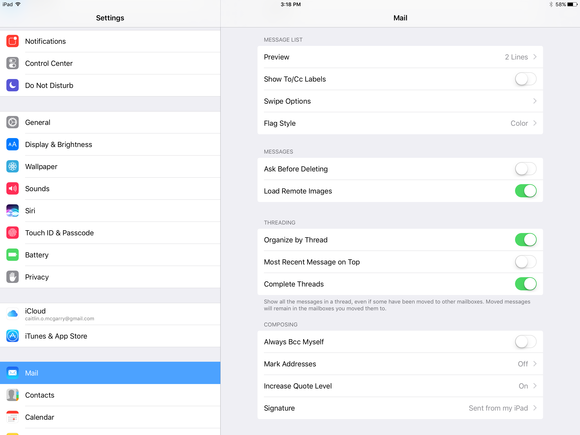 ios 10 mail threading