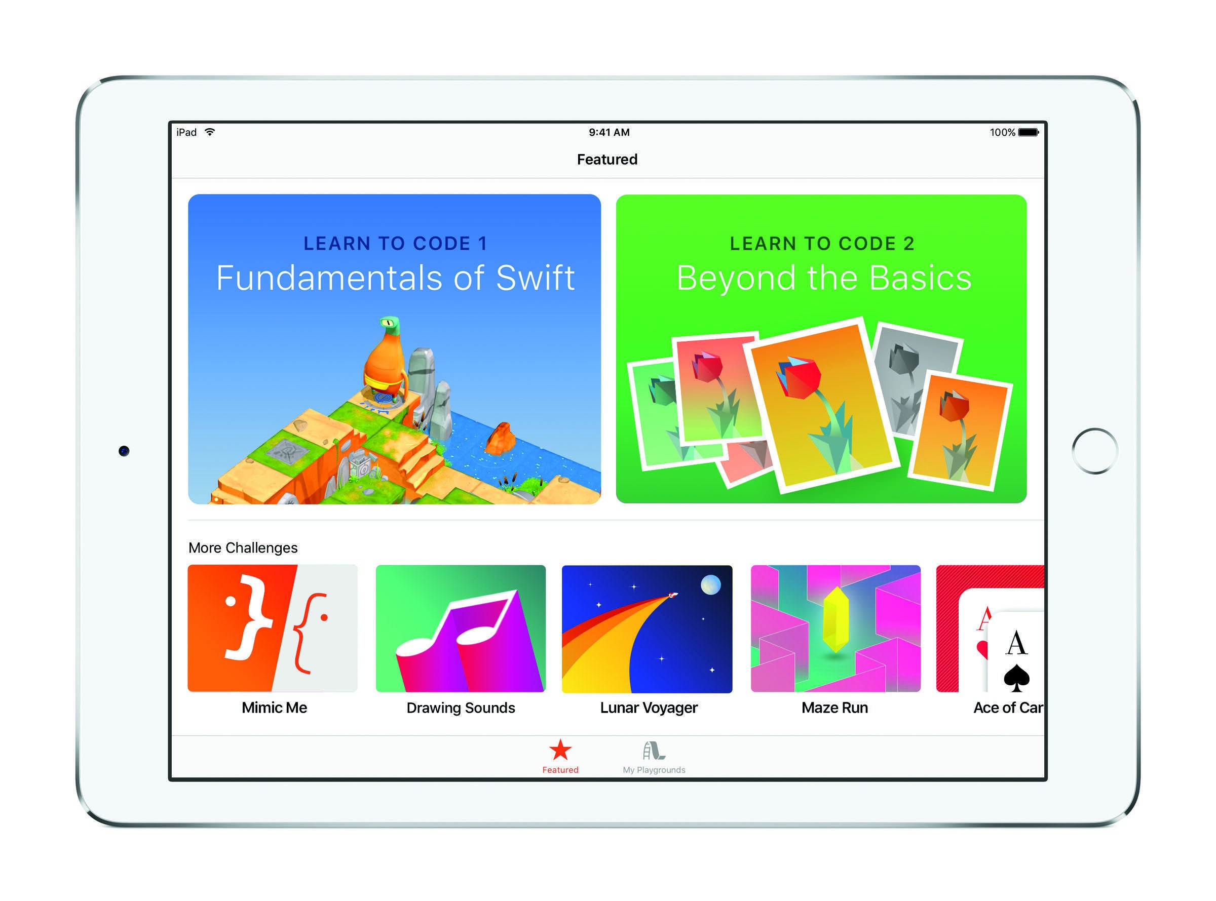 Feature learn. Swift Playgrounds. Приложения Swift Playgrounds. Swift Playgrounds IPAD. Свифт на айпаде.