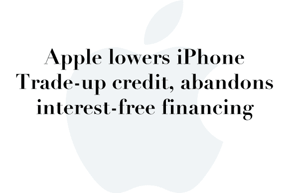 iphone trade credit