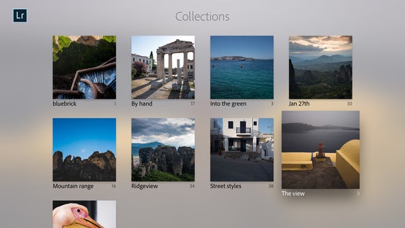 lightroom appletv collections