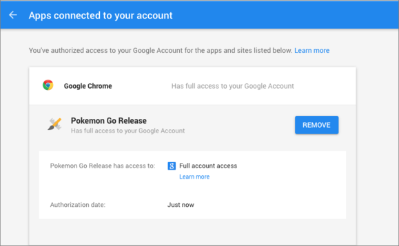 Pokemon Go Has Full Access to Your Google Account, Here's How to