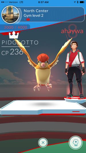 pokemon go gym