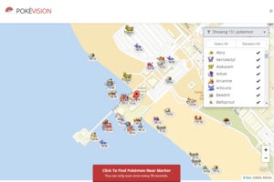 pokevision map Pokémon Go