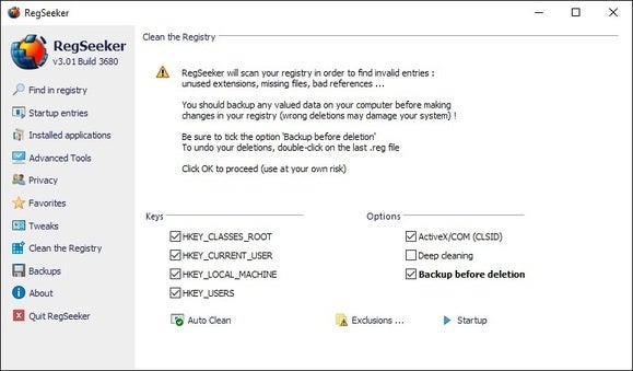 how to wipe clean registry windows 10