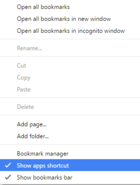 showappsshortcutchrome