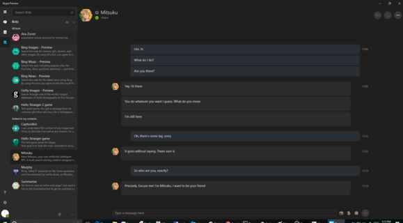 skype preview bots