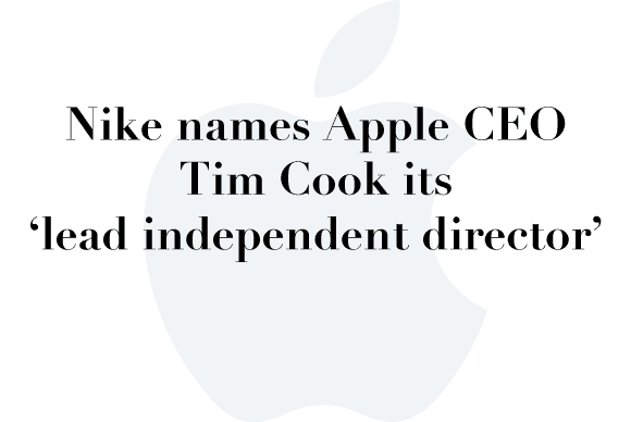 time cook nike