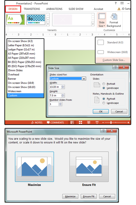03 create custom sizes for your slides