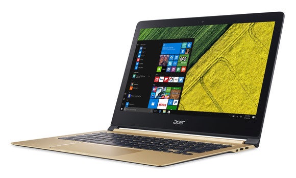 acer swift 7 front 3qtr view
