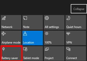 actioncenterbatterysaver