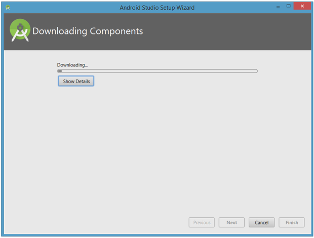 android studio sdk downloading slow