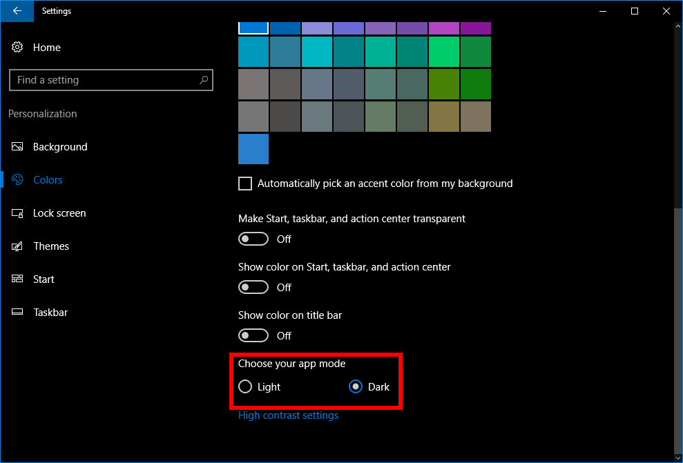 windows 10 desktop black after changing theme