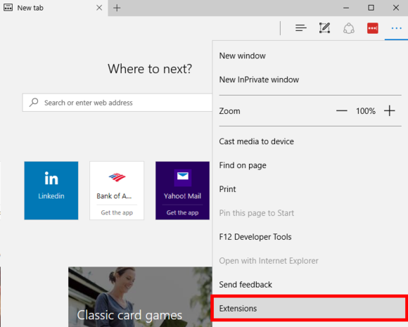 ms edge extensions