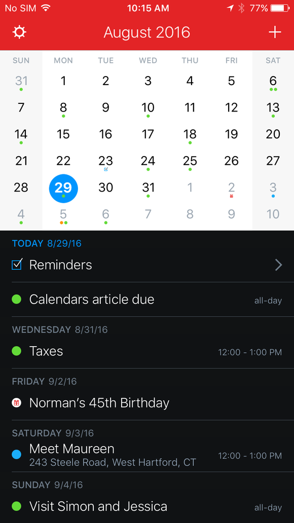 the best calender app for both microsoft and mac