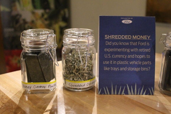 ford sustainability shredded money