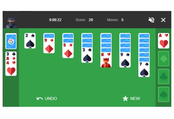 play solitaire google