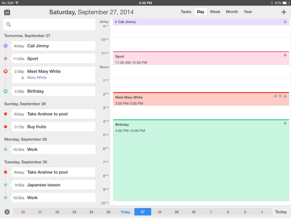 ipad calendars 5 1